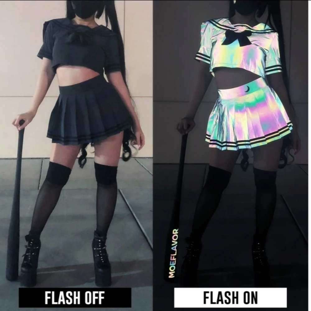 Moe Flavor Reflective Moon Japanese School Uniform